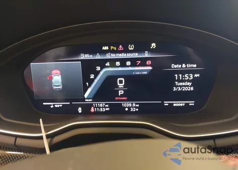 2024 Audi S5 Sportback Premium Plus Tfsi Quattro Tiptronic z USA, uszkodzony, nr VIN WAUC4CF5XRA102934